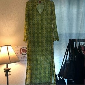 Tory Burch Geometric Cover up/Caftan